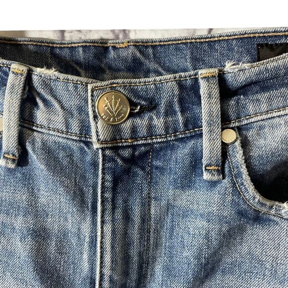 Rag & Bone Farrah Ankle Cigarette Raw Hem Jeans Size 26 - Picture 3 of 10
